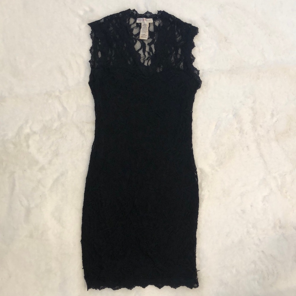 A’gaci Sexy black Lace dress Size M - Picture 1 of 4